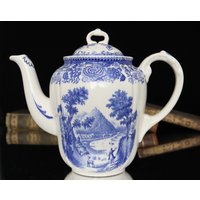 Porzellan Teekanne, Blau-Weiß, Villeroy & Boch - Burgenland-Dekor von ArmoireAncienne
