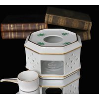 Porzellan Teekocher - Herend Apponyi Grün von ArmoireAncienne