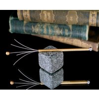 Seltene Grasoli Twirly Cocktail Schneebesen - Champagner Rührer Art Deco Swizzle Stick Seltene Grasoli Twirly Cocktail Schneebesen - Champagner Rührer Art Deco Swizzle Stick von ArmoireAncienne