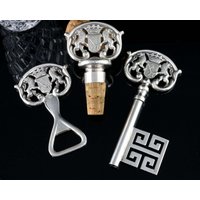 Versilberte Bar-Werkzeuge - Weinöffner, Kapselheber, Stopfen von ArmoireAncienne