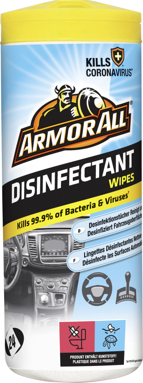 Armor All Desinfektionstücher Dose 24 Stück von Armor All