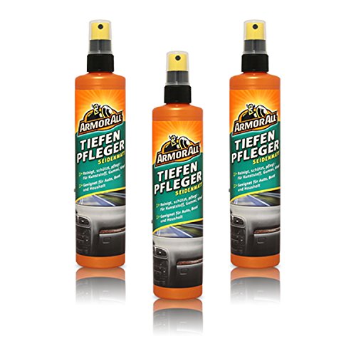 Armor All 3X 10037L TIEFENPFLEGER SEIDENMATT KUNSTSTOFFPFLEGE COCKPITSPRAY 300ml von Armor All