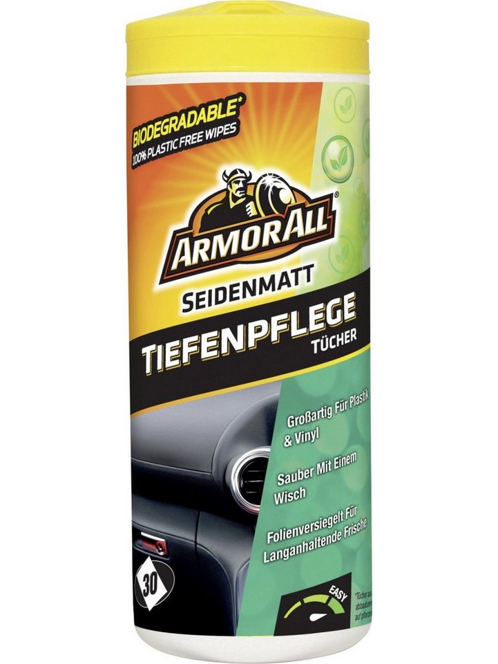 Armor All Armor All Kunststoffpflegetücher-Box seidenmatt 30 Autopolitur von Armor All