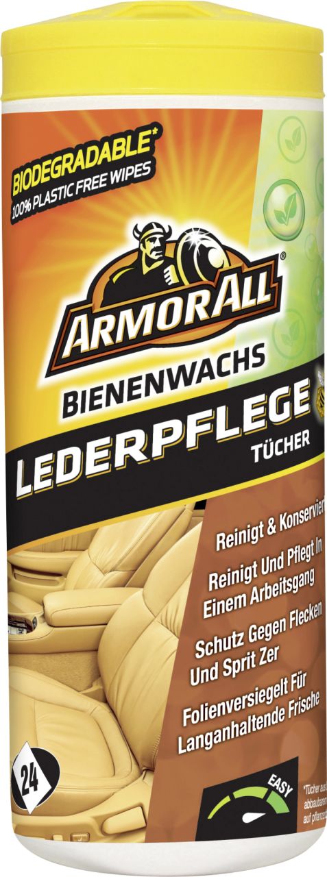 Armor All Lederpflegetücher-Box 24 Tücher von Armor All