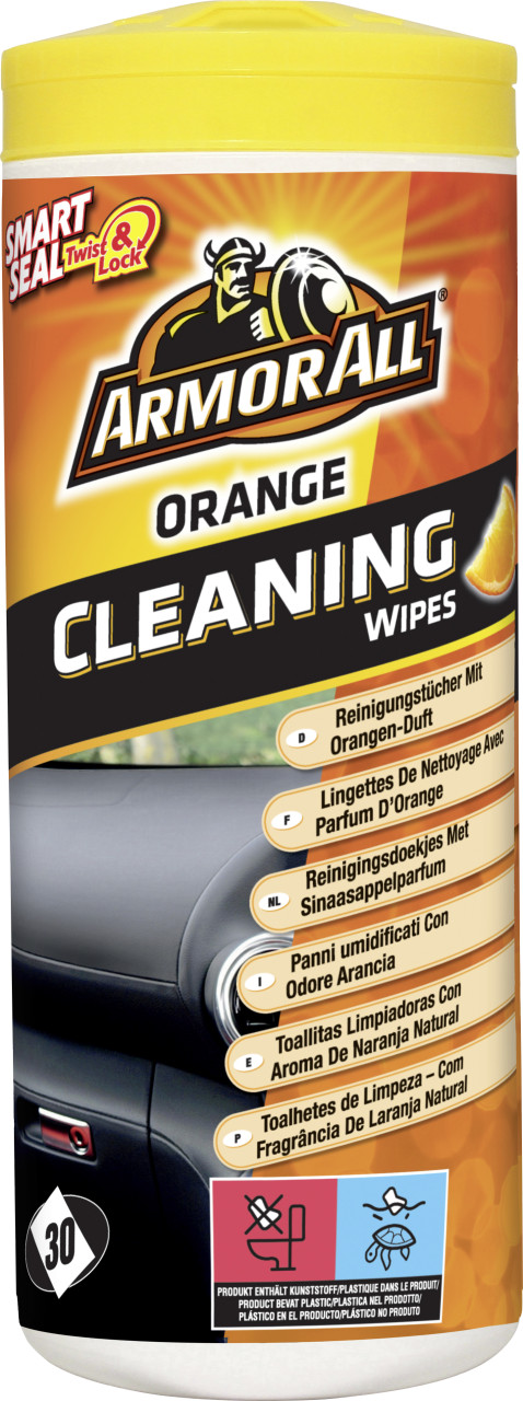Armor All Orangen Reinigungstücher-Box seidenmatt 30 Tücher von Armor All