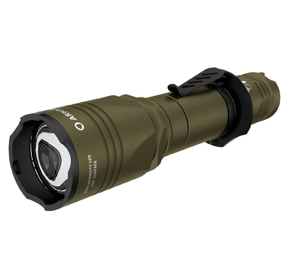 Armytek LED Taschenlampe Taktische Taschenlampe 2 in 1 mit magnetischer, mit Handschlaufe, mit Holster von Armytek