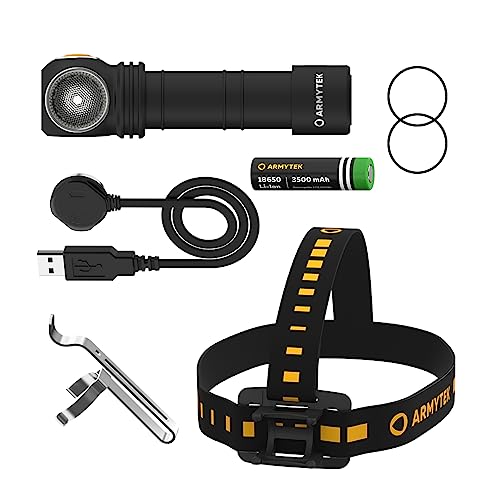 Armytek Neu LED-Kopflampe Wizard C2 Pro DE v4 Kaltweiss LED Taschenlampe USB Aufladbar von Armytek