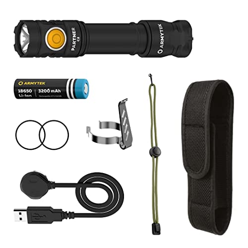 Armytek Partner C2 Magnet USB Kaltweiss von Armytek