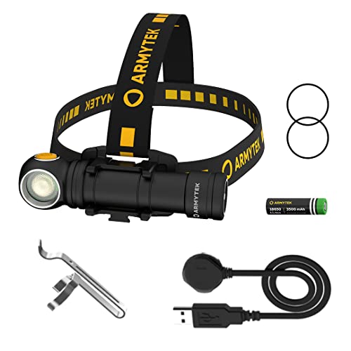 Armytek Stirnlampe Wizard C2 Pro Max Warmweiss 4000 Lumen LED Taschenlampe von Armytek