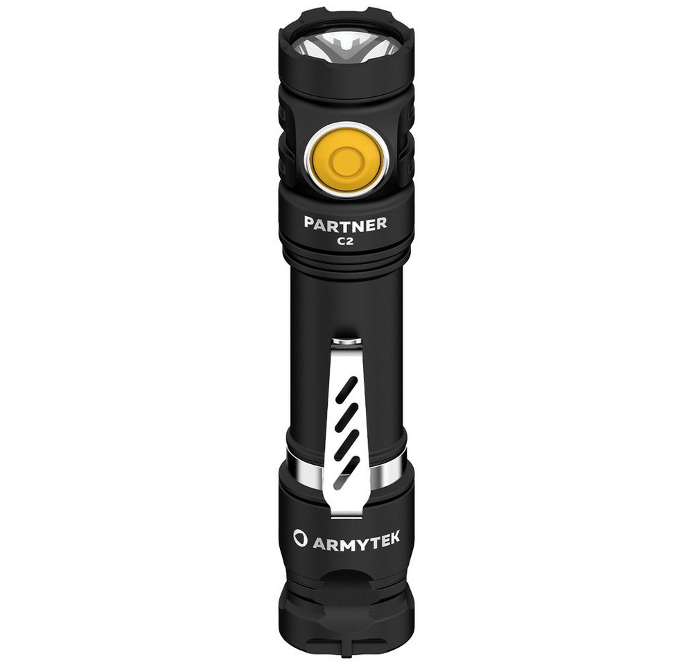 Armytek Taschenlampe ArmyTek Partner C2 Magnet USB White LED Taschenlampe mit Gürtelclip Armytek Taschenlampe ArmyTek Partner C2 Magnet USB White LED Taschenlampe mit Gürtelclip von Armytek