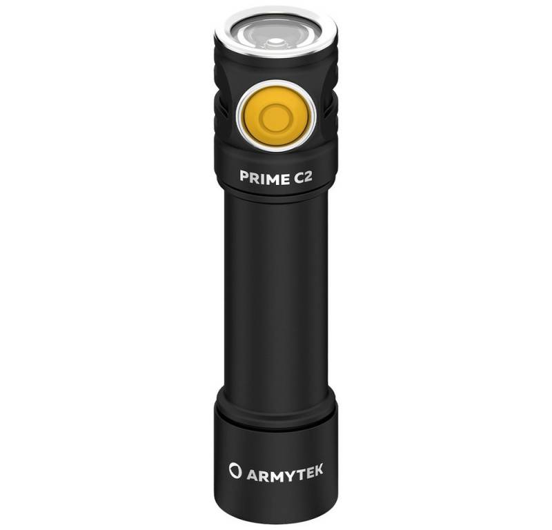 Armytek Taschenlampe ArmyTek Prime C2 Magnet USB Warm LED Taschenlampe mit Gürtelclip, mit von Armytek