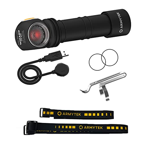 Armytek Wizard C2 WR Magnet USB Warmweiss mit Rotem Licht von Armytek