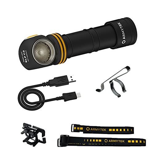 Stirnlampe Armytek Neu Elf C2 v2 Warmweiß 1023 Lumen LED Taschenlampe Micro USB Aufladbare von Armytek