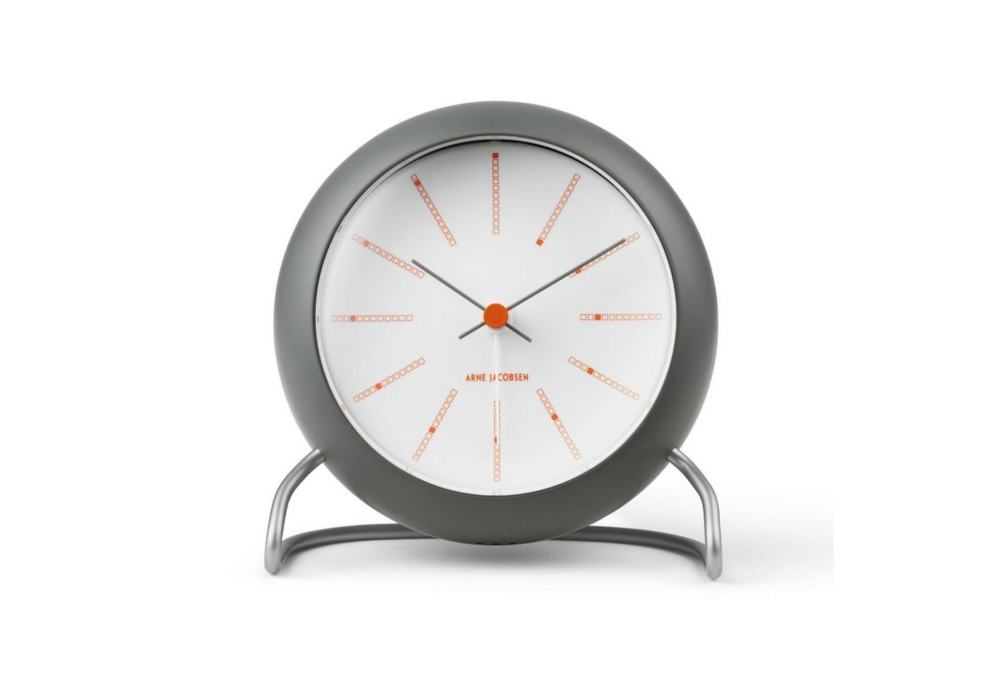 Arne Jacobsen Wecker Bankers Dunkelgrau von Arne Jacobsen