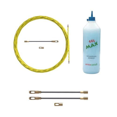 Arnocanali - Set Spiralsonde Ø 3,5 mm L20m + Gleitflüssigkeit 150 ml + Ersatzköpfe von Arnocanali