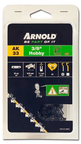 AARNOLD - Sägekette 3/8 Zoll Hobby, 1.1 mm, 52 Treibglieder, 35 cm Schwert; 1191-X1-0004 von ARNOLD