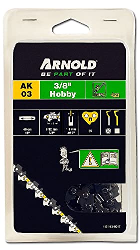 ARNOLD - Sägekette 3/8 Zoll Hobby, 1.3 mm, 55 Treibglieder, 40 cm Schwert; 1191-X1-0017 von ARNOLD