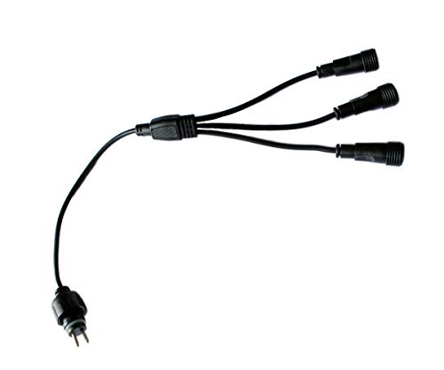 Arnusa 12V 2 Pin 3er Verteiler Adapterkabel für Springbrunnen, Lichterketten oder Gartenleuchten Arnusa 12V 2 Pin 3er Verteiler Adapterkabel für Springbrunnen, Lichterketten oder Gartenleuchten von Arnusa