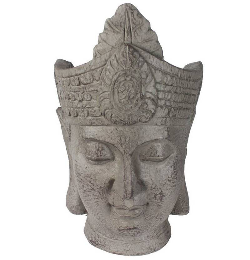 Arnusa Blumentopf Buddha Kopf Büste Shiva Pflanztopf, Gartenfigur Gartendekoration Skulptur bepflanzbar von Arnusa