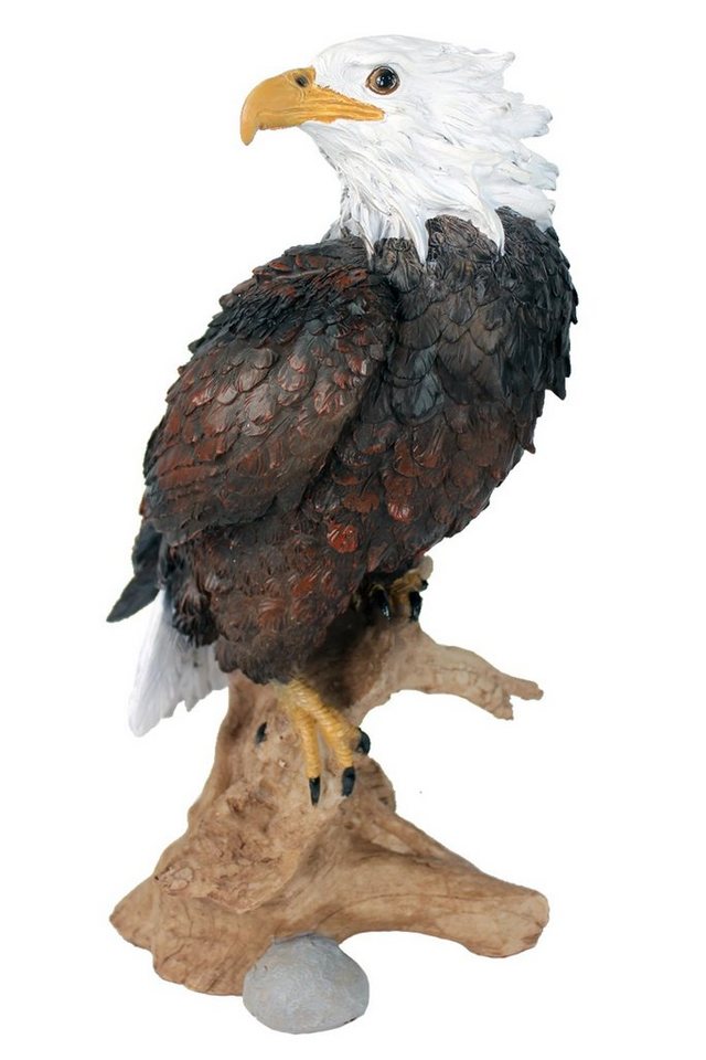 Arnusa Dekofigur Adler Gartenfigur 34 cm, realistische Tierfigur Gartendekoration von Arnusa