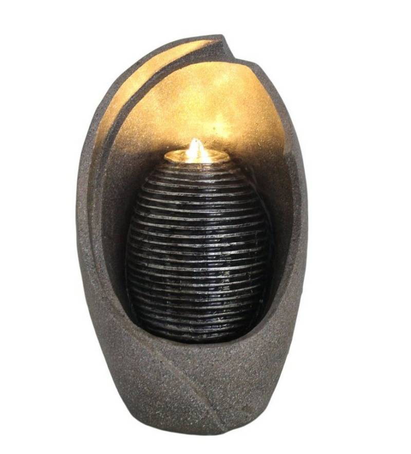 Arnusa Zimmerbrunnen Springbrunnen Gartenbrunnen BK835, (Komplett-Set), mit LED Beleuchtung für Innen und Außen von Arnusa