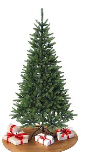 Künstlicher Weihnachtsbaum Premium Spritzguss PE 180 cm 1471 Tannenzweige wie echt mit Metallständer und Aufbewahrungstasche Klappsystem Kunst Tanne Christbaum künstlich (180 cm Höhe) von Arnusa
