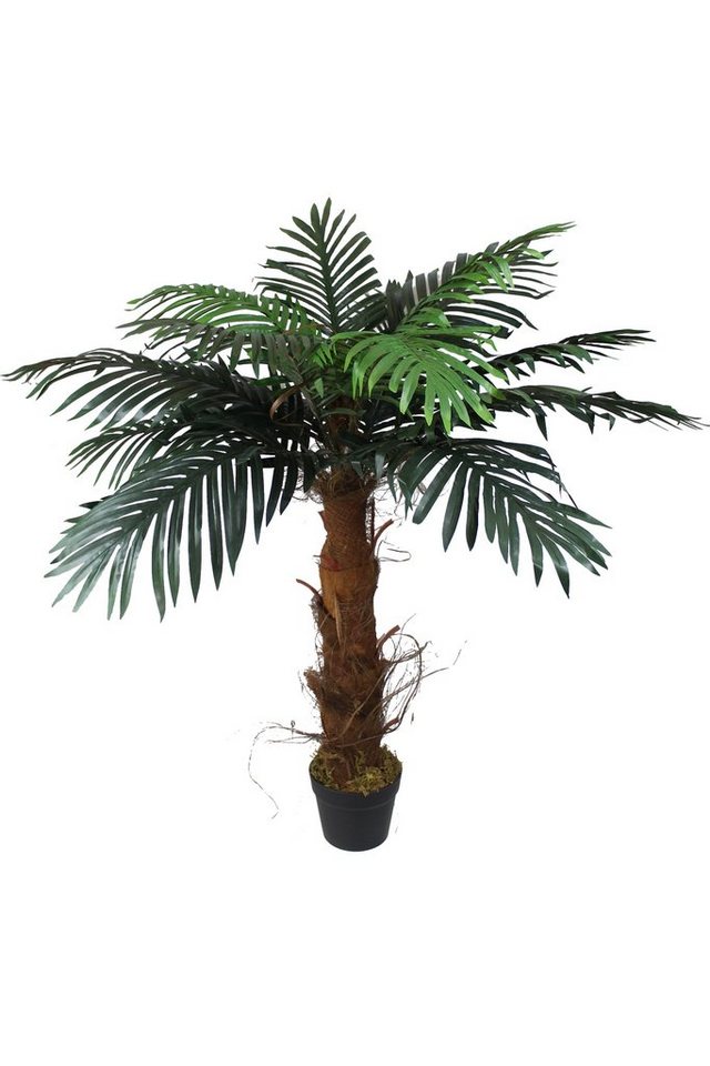 Kunstpalme Kunstpflanze Palme 100 cm wie echt künstliche Pflanze Palme, Arnusa, Höhe 100 cm, Real-Touch von Arnusa