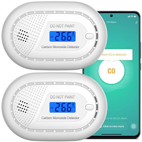 Aroha Smart Connect Kohlenmonoxid Melder WLAN - 10 Jahre Batterie - Smart CO Melder Vernetzt mit App Tuya & Smartlife - CO Gaswarner - 2 Set Aroha Smart Connect Kohlenmonoxid Melder WLAN - 10 Jahre Batterie - Smart CO Melder Vernetzt mit App Tuya & Smartlife - CO Gaswarner - 2 Set von Aroha