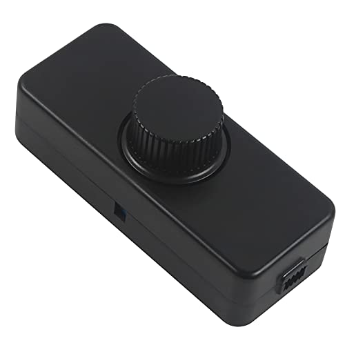 Aroidful Dimmer für LED Lampen 230v Schnurdimmer LED AC 220-240V/50HZ LED Phasenabschnittdimmer 3-100 W Dimmer Schalter für dimmbar Glühlampen und LED Lampen,Schwarz von Aroidful