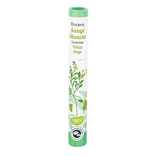 Youdoit Sauge Pflanzliche Räucherstäbchen, Pflanzenextrakte, Natur, 2,5 x 2,5 x 18 cm von Aromandise