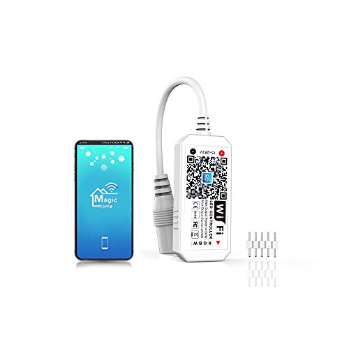 Arote RGBW LED Controller Wifi für LED Streifen/Strip RGBW LED Band,Dimmer/Fernbedienung Arbeiten Controller mit Android und IOS System 16 Millionen Farben, DIY von Arotelicht