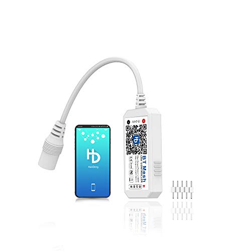 Arote RGBW Smart Bluetooth Controller für LED Streifen/Strip RGBW LED Band/Smart Phone APP Control Smart Controller für IOS und Android 5V-24V 16 Millionen Farben, Sound Aktiviert von Arotelicht