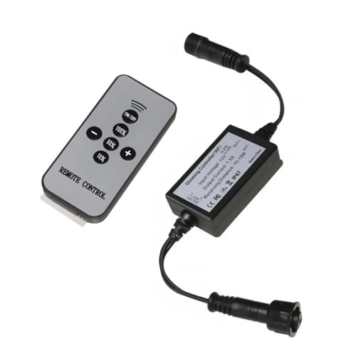 Arotelicht LED Dimmer 2Pin IP67 Wasserdicht Für LED Einbauleuchte Bodeneinbaustrahler Aussen Led, Dimmer LED Mit RF Fernbedienung 10-15M, DC 12V Arotelicht LED Dimmer 2Pin IP67 Wasserdicht Für LED Einbauleuchte Bodeneinbaustrahler Aussen Led, Dimmer LED Mit RF Fernbedienung 10-15M, DC 12V von Arotelicht