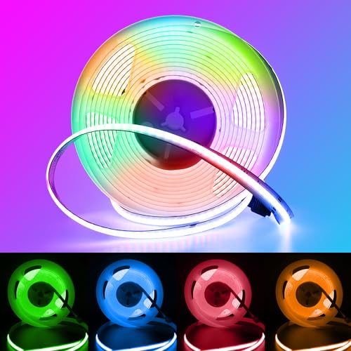 COB LED Streifen RGB 24V 5M, Arote COB LED Strip dimmbar COB LED Strip Lichterkette Hohe Dichte 840LEDs/M IP20 für Schlafzimmer Küche Home Innendekoration COB LED Streifen RGB 24V 5M, Arote COB LED Strip dimmbar COB LED Strip Lichterkette Hohe Dichte 840LEDs/M IP20 für Schlafzimmer Küche Home Innendekoration von Arotelicht