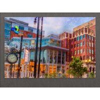 Allentown Leinwanddruck, Downtown, Painting, Wall Art, Pennsylvania von AroundWorldArt