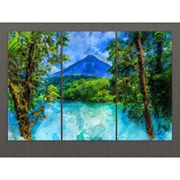 Costa Rica Leinwand Druck, Wandkunst Costa Rica Leinwand Druck, Wandkunst von AroundWorldArt