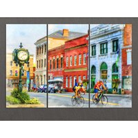 Fayetteville Leinwanddruck, Gemälde, Wall Art, North Carolina von AroundWorldArt