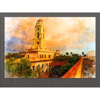 Havanna Leinwand Druck, Skyline, Wandkunst, Kuba von AroundWorldArt