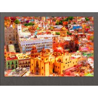 Leén Leinwand-Druck, Léon Skyline, Wandkunst, Leén, Guanajuato, Mexiko Leén Leinwand-Druck, Léon Skyline, Wandkunst, Leén, Guanajuato, Mexiko von AroundWorldArt