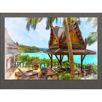 Phuket Leinwanddruck, Wandkunst, Gemälde, Thailand Resort von AroundWorldArt