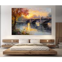 Richmond Leinwanddruck, Malerei, Bridge, Wandkunst, Virginia von AroundWorldArt