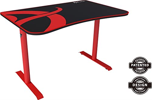 Arozzi Arena Fratello Gaming Desk, Stahl, Mikrofaser, technisches Holz, rot von Arozzi