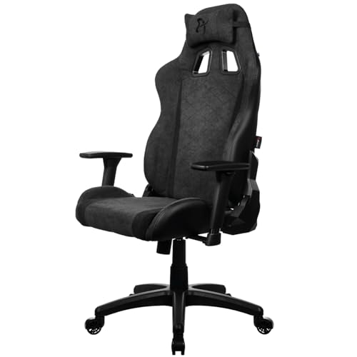 Arozzi Avanti Weicher Polsterstoff, ergonomischer Büro- und Gaming-Stuhl mit kaltgehärtetem, geformtem Schaumstoff, neigbarer Sitzmechanismus, Stahlrahmen, Kopfstützenkissen, Dunkelgrau Arozzi Avanti Weicher Polsterstoff, ergonomischer Büro- und Gaming-Stuhl mit kaltgehärtetem, geformtem Schaumstoff, neigbarer Sitzmechanismus, Stahlrahmen, Kopfstützenkissen, Dunkelgrau von Arozzi