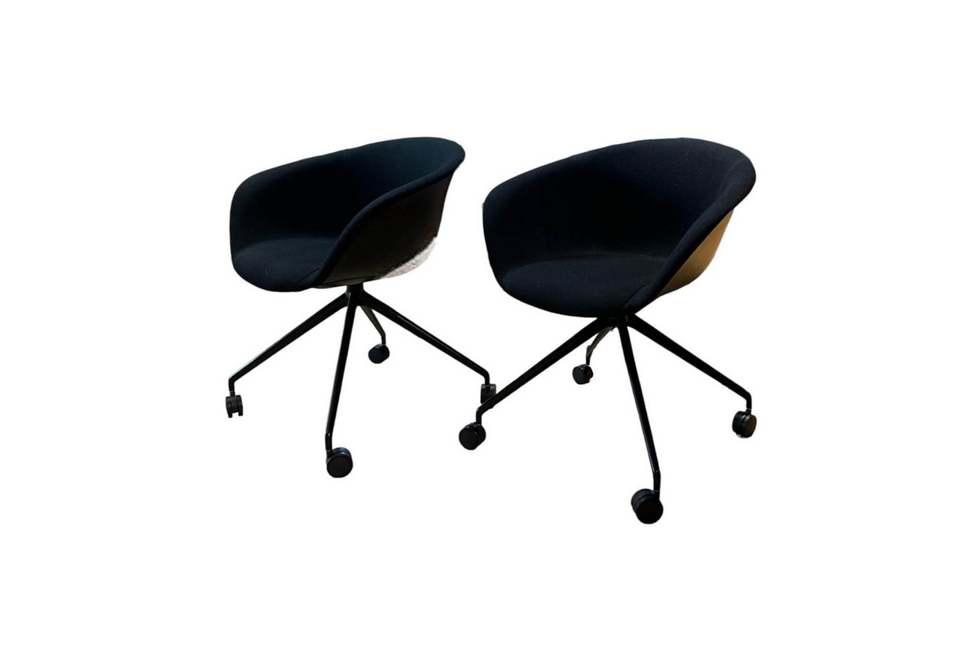 Arper Essgruppe 2-er Set Drehsessel Duna 02 4217 Stoff Jet Fidvi Schwarz Schale Arper Essgruppe 2-er Set Drehsessel Duna 02 4217 Stoff Jet Fidvi Schwarz Schale von Arper