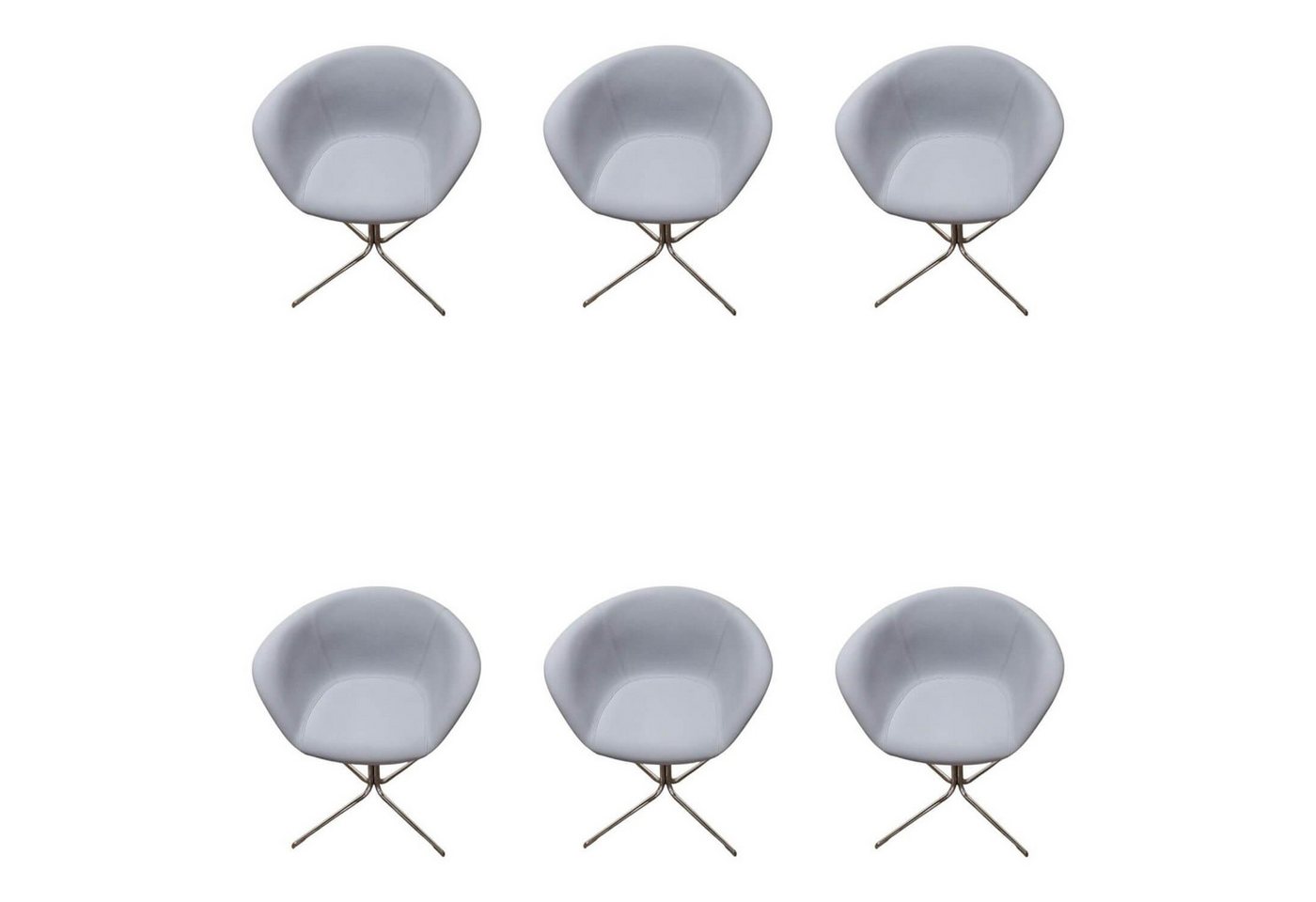Arper Essgruppe 6er-Set Armlehnstuhl Duna 02 Kunstleder Valencia Spradling Arper Essgruppe 6er-Set Armlehnstuhl Duna 02 Kunstleder Valencia Spradling von Arper