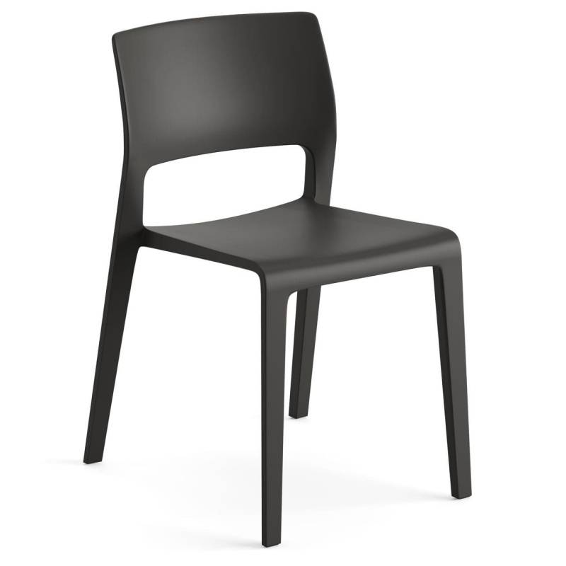 Arper Juno 02 Black Gartenstuhl Stuhl Outdoorstuhl Terrassenstuhl Gartensitz B-Ware von Arper