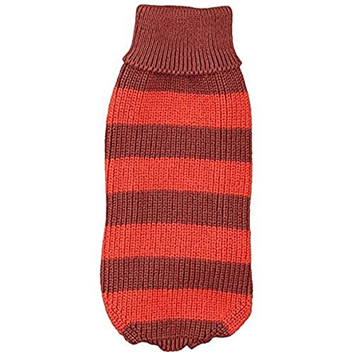 Arppe 2672013506 Vintage Jersey Streifen, Braun und Orange von Arppe