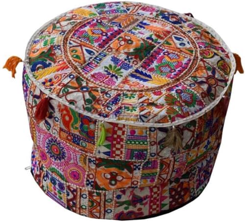 Arprani Ottoman Pouf Cover Dekorative Patchwork Bequeme Ottomane Ethno Baumwolle Kissen Sitzsack Designs Boden Bestickt Pouf Bezug Arprani Ottoman Pouf Cover Dekorative Patchwork Bequeme Ottomane Ethno Baumwolle Kissen Sitzsack Designs Boden Bestickt Pouf Bezug von Arprani