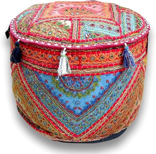 Arprani Ottoman Pouf Cover Dekorative Patchwork Bequeme Ottomane Ethno Baumwolle Kissen Sitzsack Designs Boden Bestickt Pouf Bezug Arprani Ottoman Pouf Cover Dekorative Patchwork Bequeme Ottomane Ethno Baumwolle Kissen Sitzsack Designs Boden Bestickt Pouf Bezug von Arprani