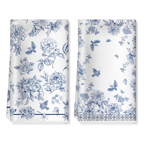 Arquiel Vogel Küchentücher Mikrofaser 2 Stück, Blau Geschirrtücher Küchenhandtuch Saugstarke Sommer Küche Dekoration, Geschenk für Sie und Ihn 40 x 60CM Arquiel Vogel Küchentücher Mikrofaser 2 Stück, Blau Geschirrtücher Küchenhandtuch Saugstarke Sommer Küche Dekoration, Geschenk für Sie und Ihn 40 x 60CM von Arquiel